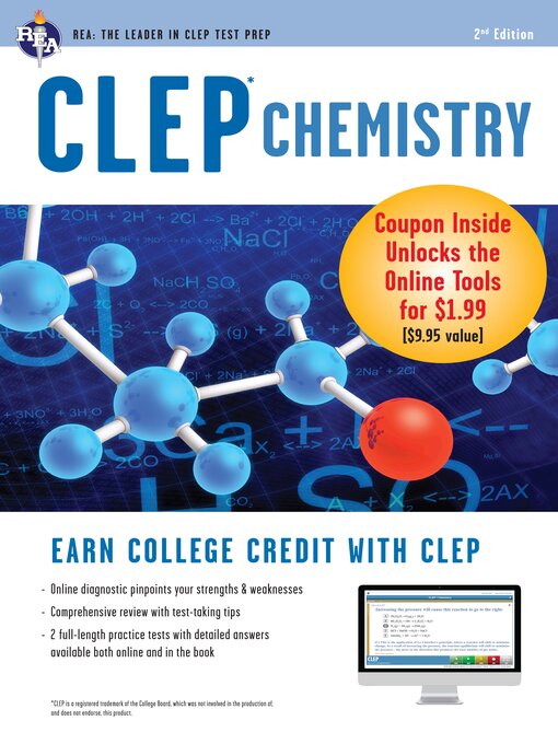 Title details for CLEP Chemistry Book + Online by Kevin R. Reel - Wait list